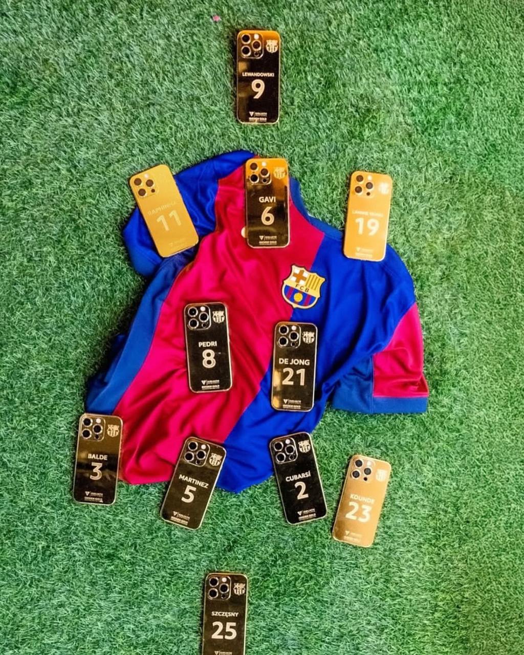 Złote Iphon'y dla Barcelony